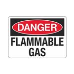 Danger Flammable Gas Sign